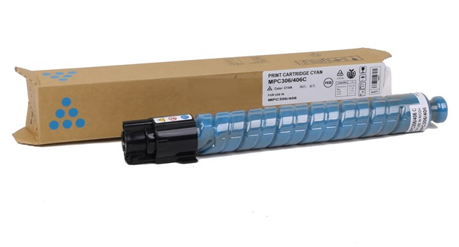 Ricoh MP C306-MP C307-MP C406 Muadil Mavi Toner