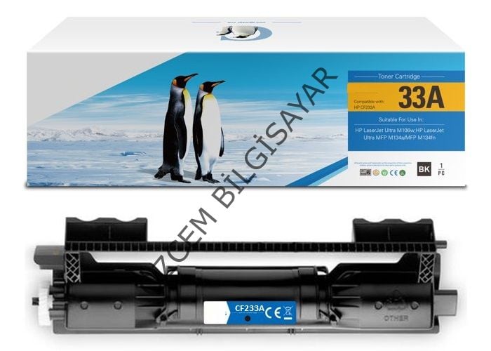 HP CF233A-33A (Ultra M106-M134) Muadil Siyah Toner