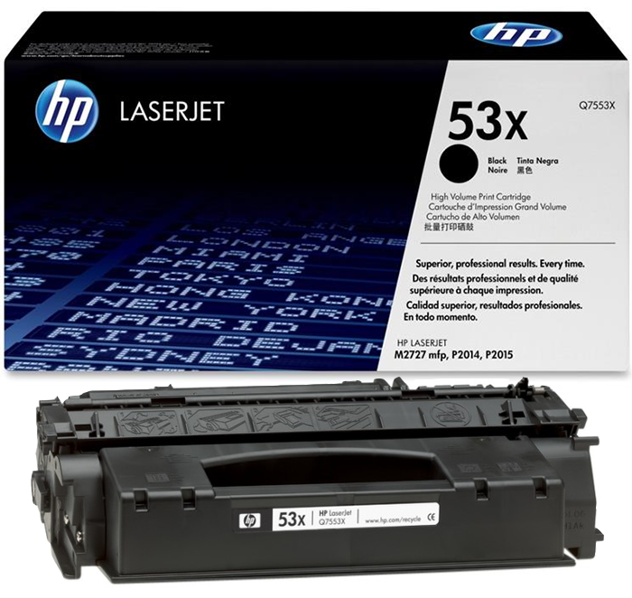HP Q7553X-53X (P2014-P2015-P3005-M2727) Orjinal Siyah Toner