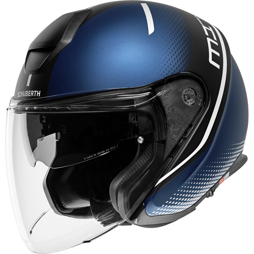 SCHUBERTH M1 PRO MERCURY BLUE AÇIK MOTOSİKLET KASKI