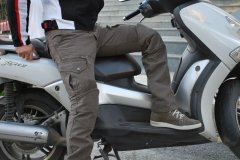 TECH90 Kevlar® Kot Amanos Açık Kahve Kanvas Korumalı Motosiklet Pantolonu