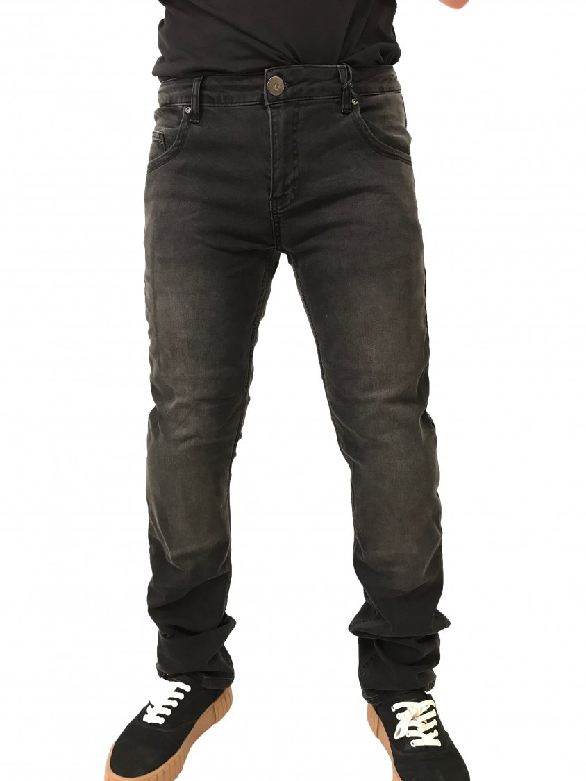 Tech90 / Overlap Monza Grey Used Kevlar® Jeans Motosiklet Pantolonu