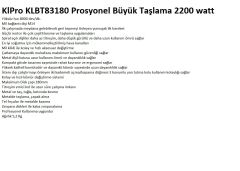 KLBT83180 KALE 180MM AVUÇ TAŞLAMA MAKİNASI 2200 W