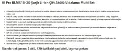 KLMS18-20 ŞARJLI MULTİ SET 18 V 2.0