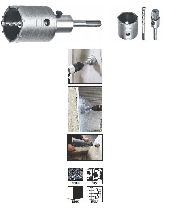 SDS BETON BUAT AÇMA SETİ  BAYTEC - 80 MM