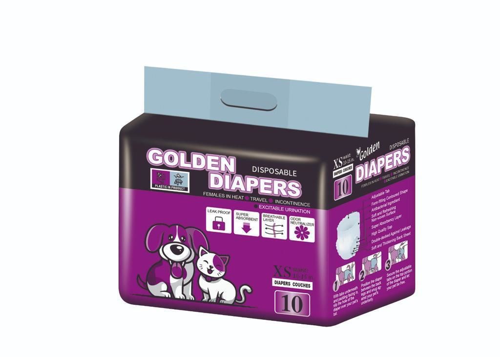 Golden Diapers Köpek Alt Bağlama Bezi XSmall