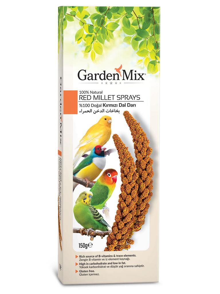 Garden mix  Platin Kırmızı Dal Darı 150 gr