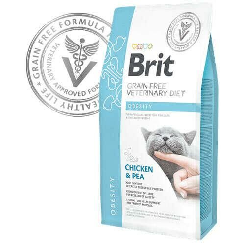 Brit Veterinary Diet Obesity Kilo Kontrolü İçin Tahılsız Kedi Maması 2kg
