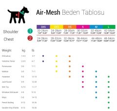 Tailpetz Air Mesh Harness Göğüs Tasması Neon Lime XS