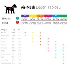 Tailpetz Air Mesh Harness GöğüsTasması Turuncu Large