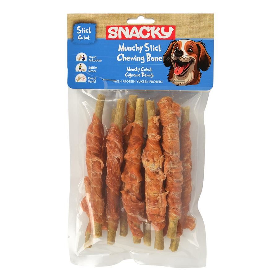Snacky Munchy Tavuk Sargılı Köpek Ödül 10lu 120 gr