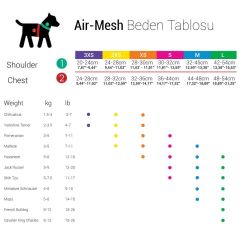 Tailpetz Air Mesh Harness Göğüs Tasması Saks Mavi Large