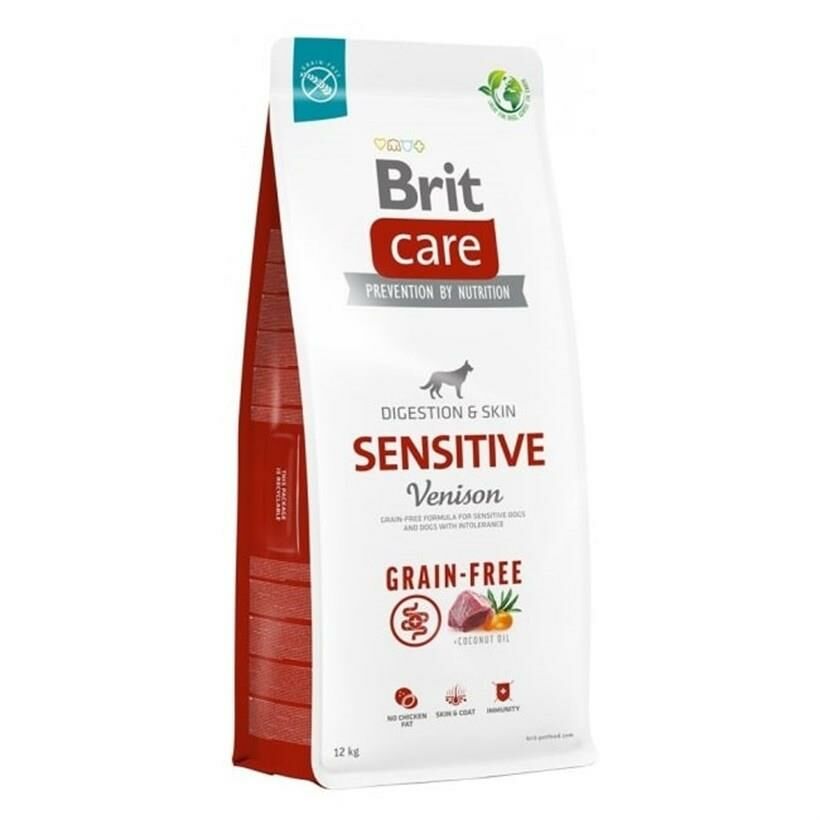 Brit Care Tüm Irklar için Sensitive Geyikli ve Patatesli Tahılsız Yetişkin Köpek Maması 12kg