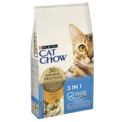 Purina Cat Chow 3in1 Hindi Etli Kedi Kuru Maması 15 Kg