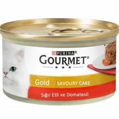 Gourmet Gold Savoury Cake Sığır Etli ve Domatesli 85gr