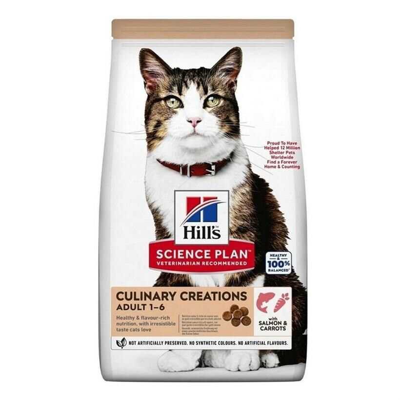 Hill's Culinary Creations Somonlu Havuçlu Kedi Maması 10 Kg
