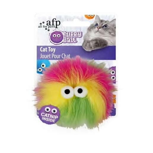 Afp Furry Ball Fluffer Catnipli Sarı 9,5 x 9 x 5 x 5 cm