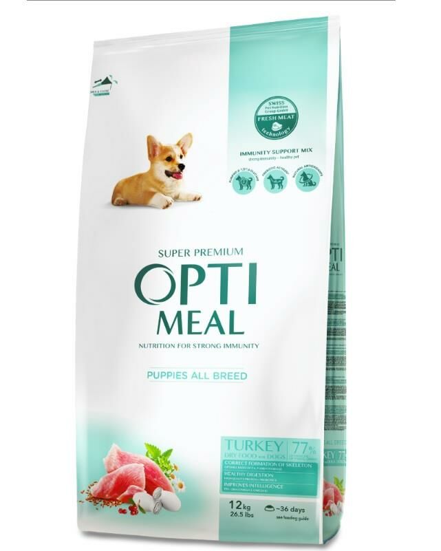 Optimeal Hindi Etli Yavru Köpek Maması 12kg