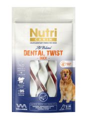 Nutri Canin Dental Twist Ördekli Diş Sağlığı Köpek Ödülü 80 Gr