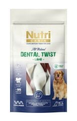 Nutri Canin Dental Twist Kuzu Etli Diş Sağlığı Köpek Ödülü 120 Gr