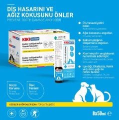 Kiki Excellent Kedi & Köpek Ağız Ve Diş Bakımı 50 Ml