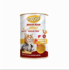 Moochie Karides Ton Balık Yetişkin Kedi Çorbası 135 ML