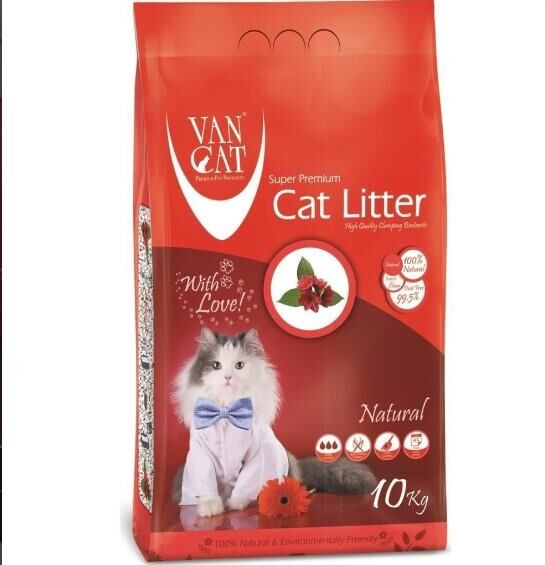 VanCat Naturel Kokusuz İnce Kedi Kumu 10 Kg