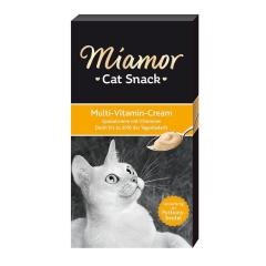 Miamor Cream Multi Vitamin Kedi Ödülü 6x15 Gr