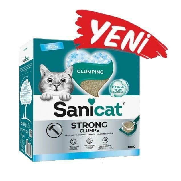 Sanicat Strong Clumps Kedi Kumu 10 Kg