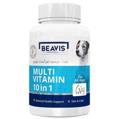 Beavis Yetişkin Köpekler İçin Multi Vitamin 10 in 1 75gr 150 Tablet