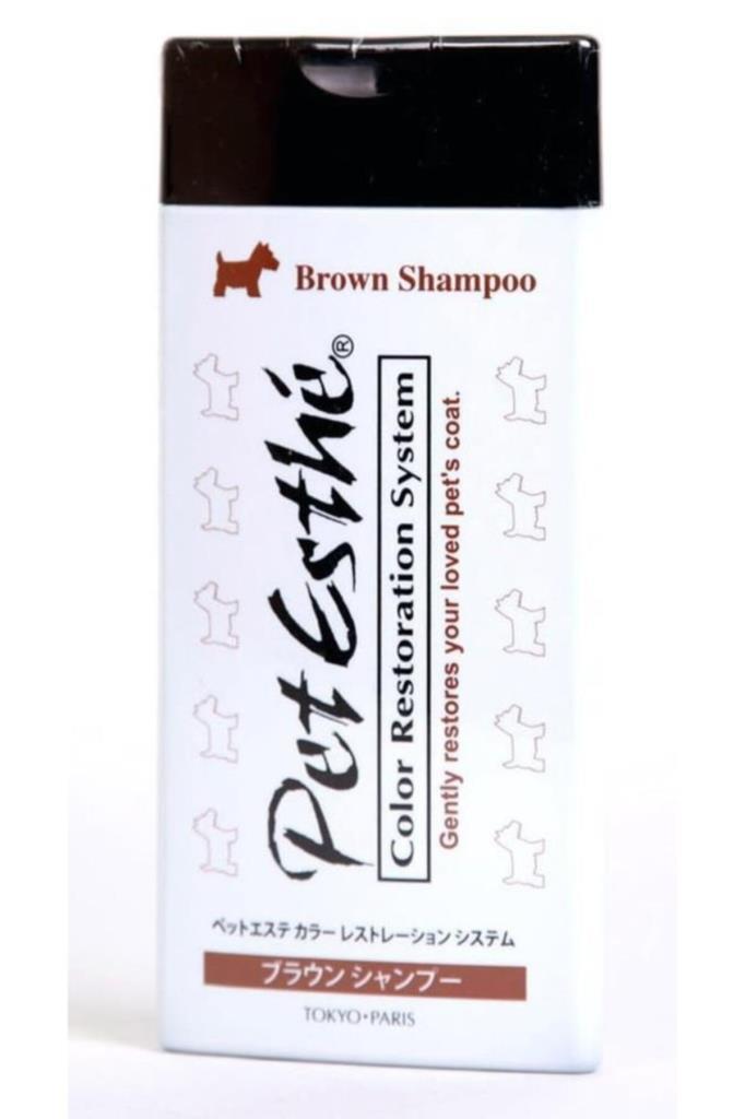 Pet Esthe Renk Onarım Sistemi Kahverengi Köpekler için Şampuan 400 ml