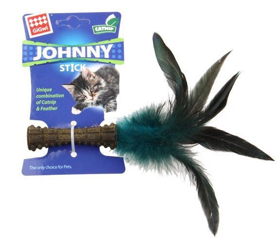 Gigwi Johnny Stick Catnipli Doğal Tüylü Kedi Oyun.