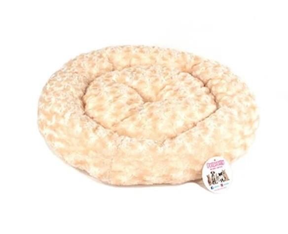 Pet Pretty Simit Yatak Peluş Krem 55x55 cm