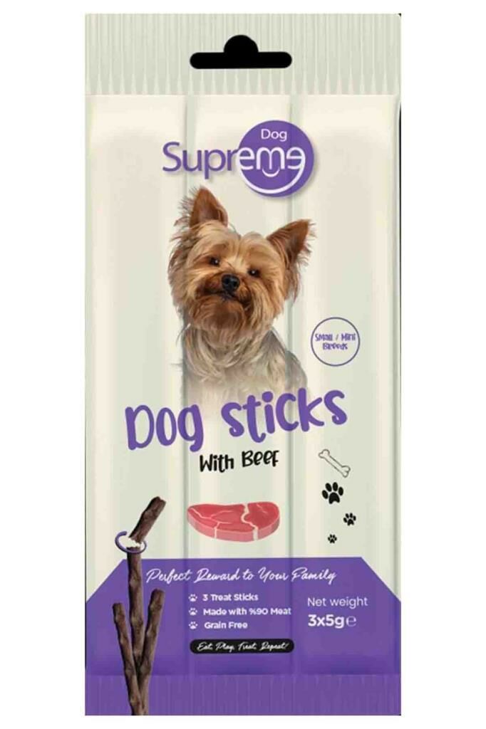 Supreme Dog Sığır Etli  Köpek Ödül Çubuk 3x5 Gr