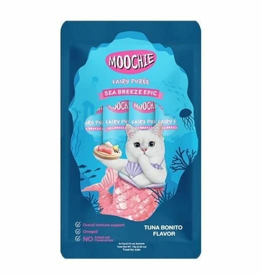 Moochie Sıvı Kedi Ödülü Ton-Palamut 5x15 Gr