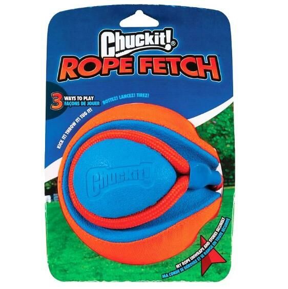 Chuckit Rope Fetch İpli Oyun Topu