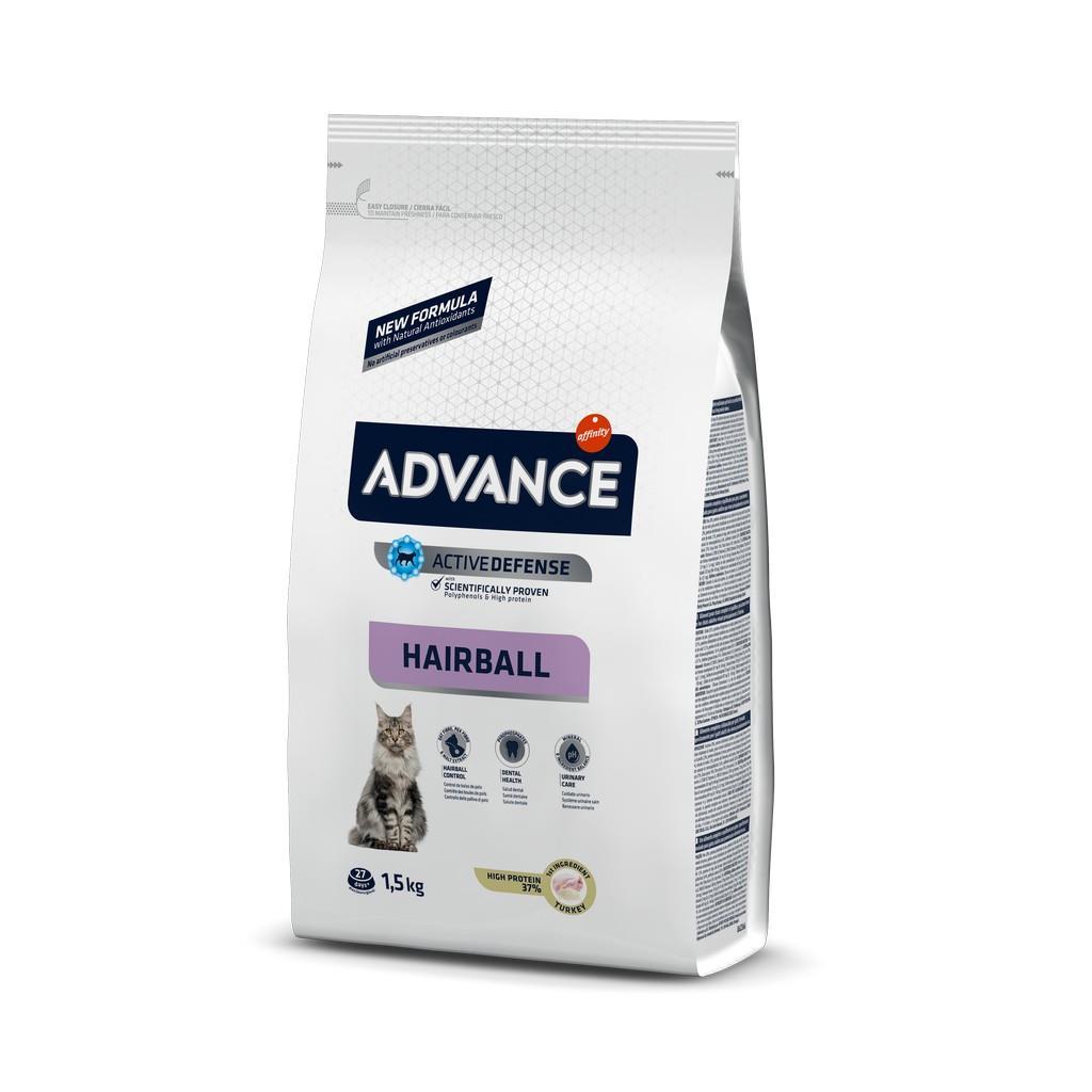 Advance Hairball Hindili Kedi Maması 1,5 Kg