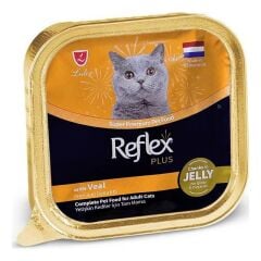 Reflex Plus Jöle İçinde Et Parçacıklı Dana Etli Kedi Konservesi 85 Gr