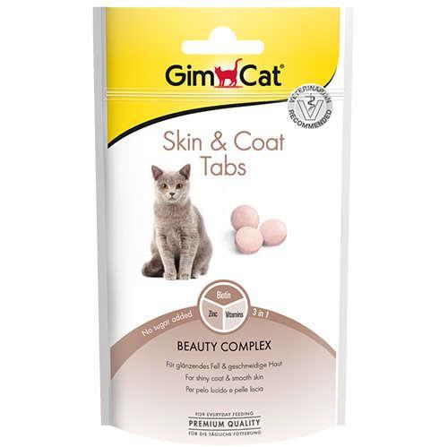Gimcat Skin&Coat Tabs Deri ve Tüy Sağlığı Kedi Ödül Tableti 40 Gr