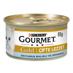 Gourmet Gold Okyanus Balıklı Ve Sebzeli Kedi Konservesi 85 gr