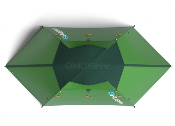 HUSKY Bright 4 Kişilik Kamp Çadırı - Yeşil