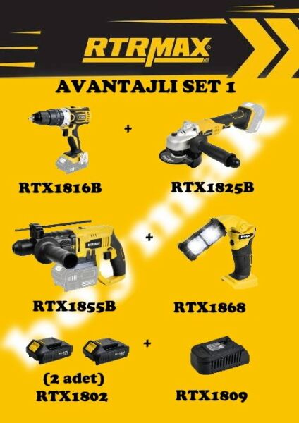 RTRmax Avantajlı El Aletleri 4lü Set 001