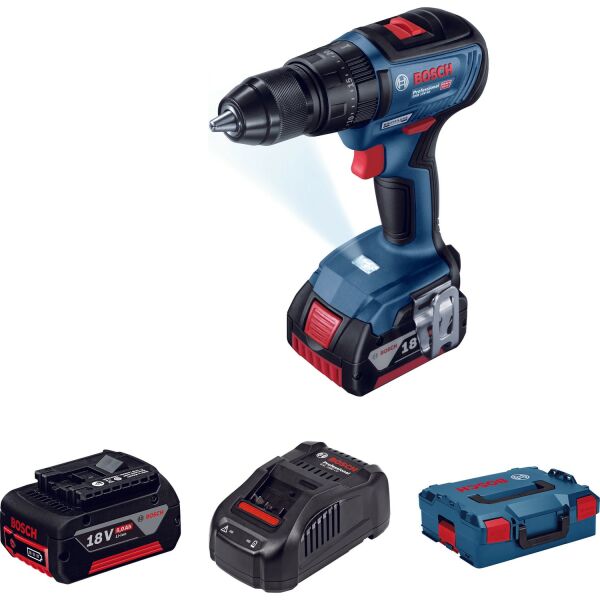 Bosch GSB 18V-50 Akülü Darbeli Vidalama Makinesi 2x5.0Ah