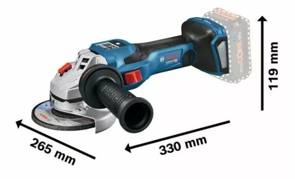 BOSCH GWS 18V-15 SC Akülü Avuç Taşlama 18 Volt (Akü ve Şarj Aleti Hariç)