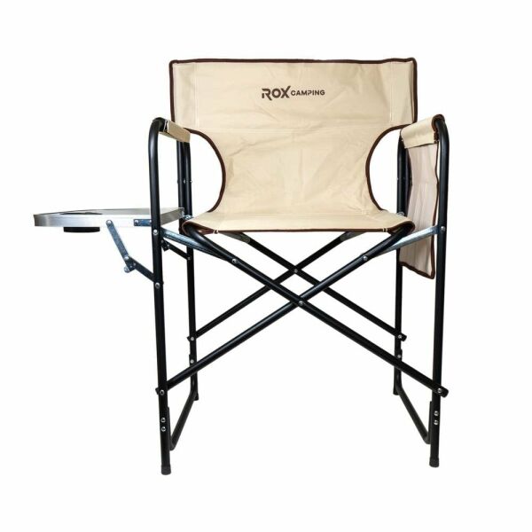 ROX Camping Bej Sehpalı Kamp Sandalyesi (153CAMP0317)
