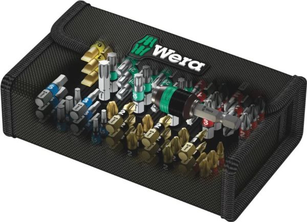 WERA Bit-Safe 61 Bi Torsion Bits Uç Seti 61 Parça (05057441001)