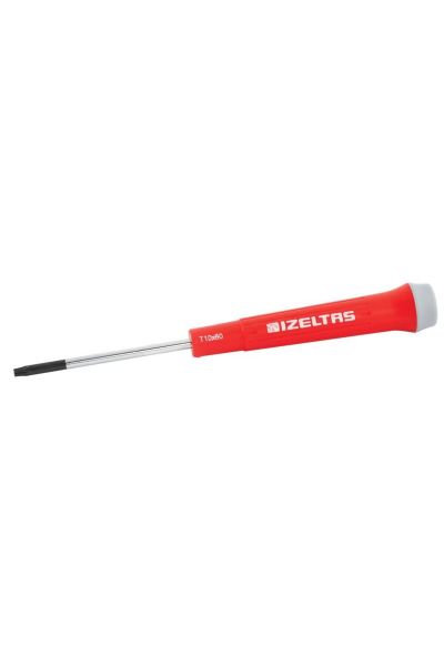 İzeltaş- Elektronikçi Tip Klemens Torx Uçlu Tornavida T10X60