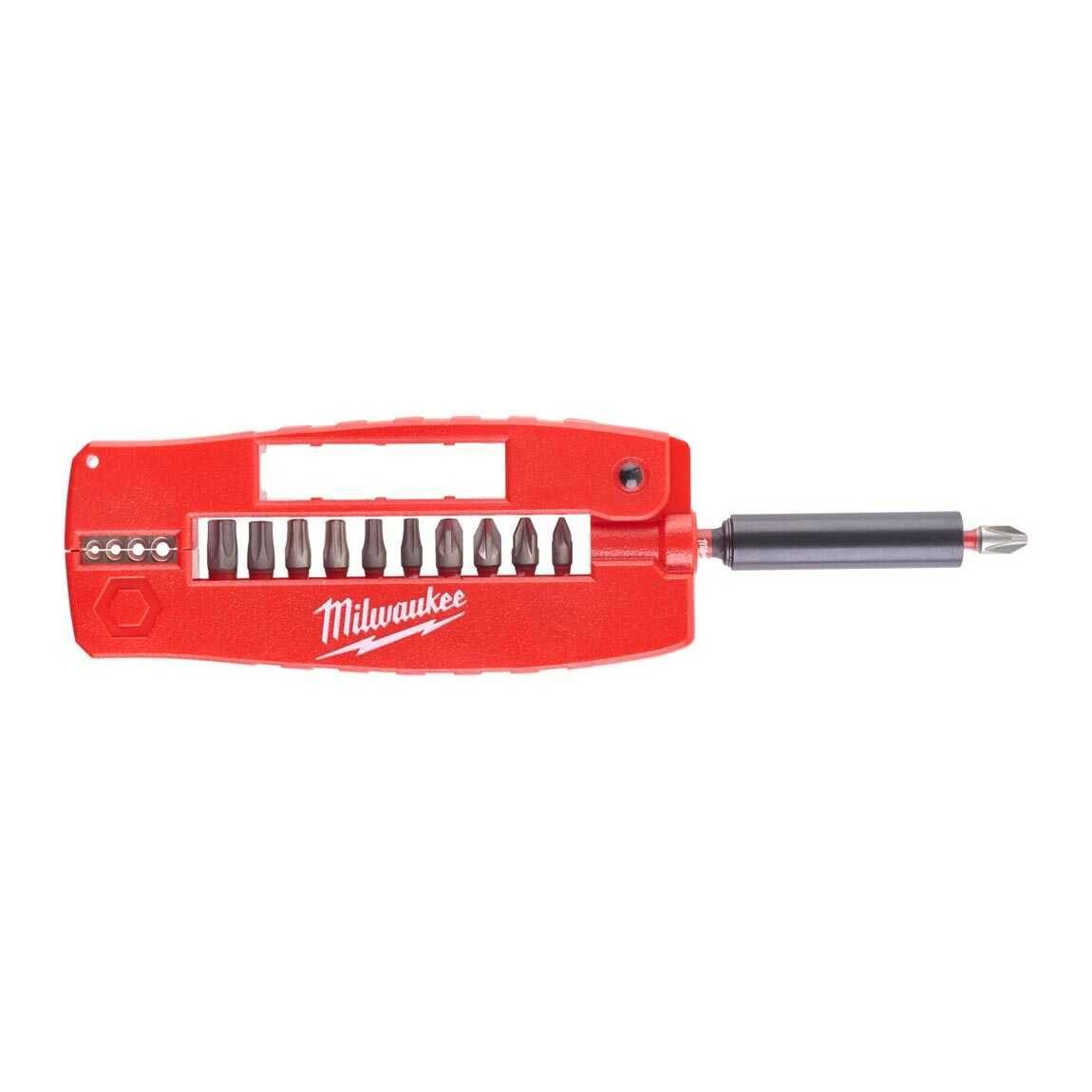 Milwaukee T4932430910 Bits Uç Seti 12 Parça +Tornavida + Kablo Sıyırma 12 Li