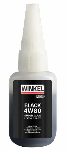 WINKEL Pro 4W80 Black Superglue Siyah Yapıştırıcı 20 gr
