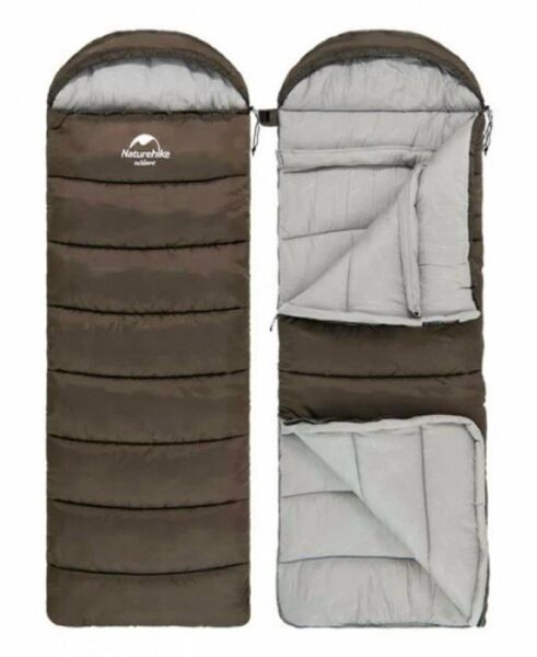 NATUREHIKE U250 Uyku Tulumu -10 Derece (Kahverengi-Sol)